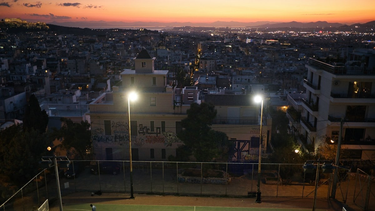 a group of people playing a sport